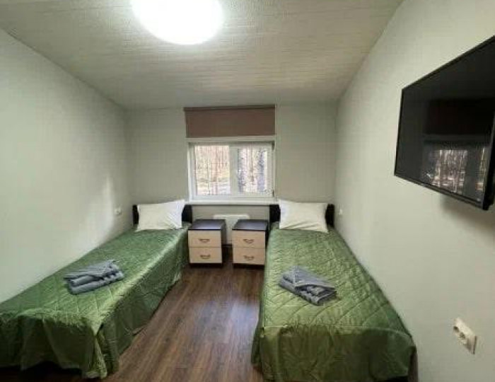 Номер стандарт с 2 односпальными кроватями - База отдыха «Кургала» Косколово