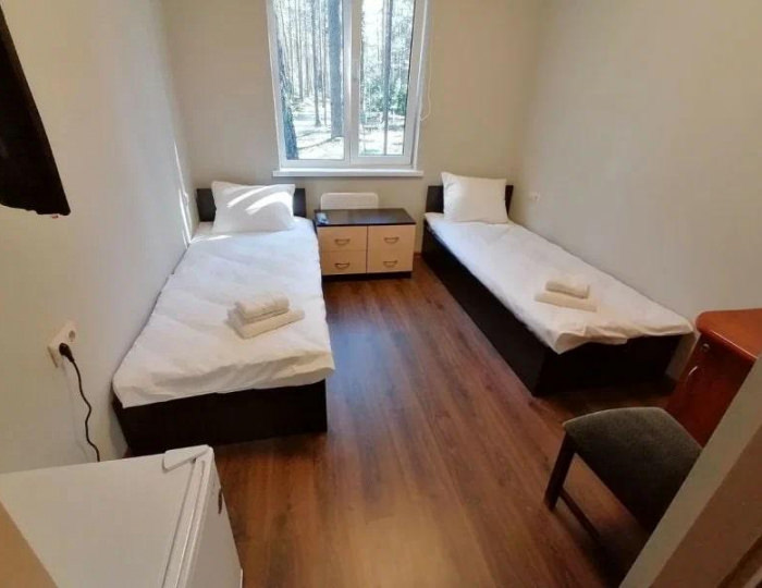 Номер стандарт с 2 односпальными кроватями - База отдыха «Кургала» Косколово