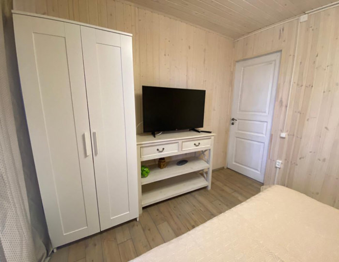 Коттедж стандарт с 1 двуспальной кроватью №8 - База отдыха «Янтарный берег» Черная Лахта