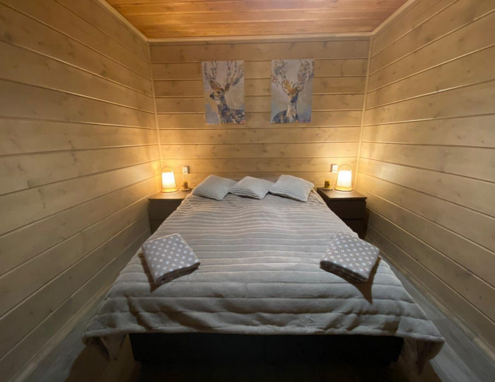 Коттедж стандарт с 1 двуспальной кроватью №10 - База отдыха «Янтарный берег» Черная Лахта