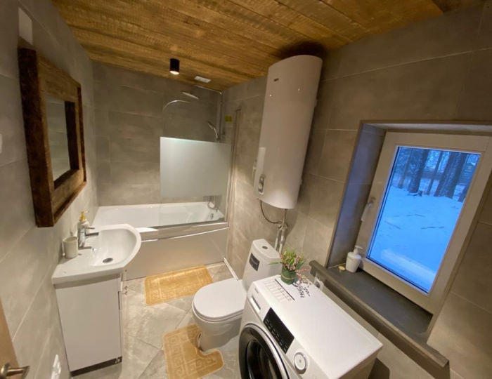 Коттедж стандарт с 1 двуспальной кроватью №10 - База отдыха «Янтарный берег» Черная Лахта