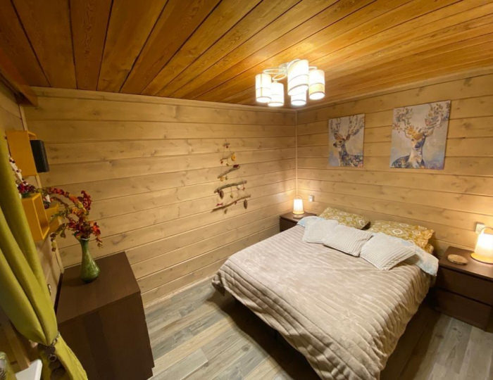 Коттедж стандарт с 1 двуспальной кроватью №10 - База отдыха «Янтарный берег» Черная Лахта