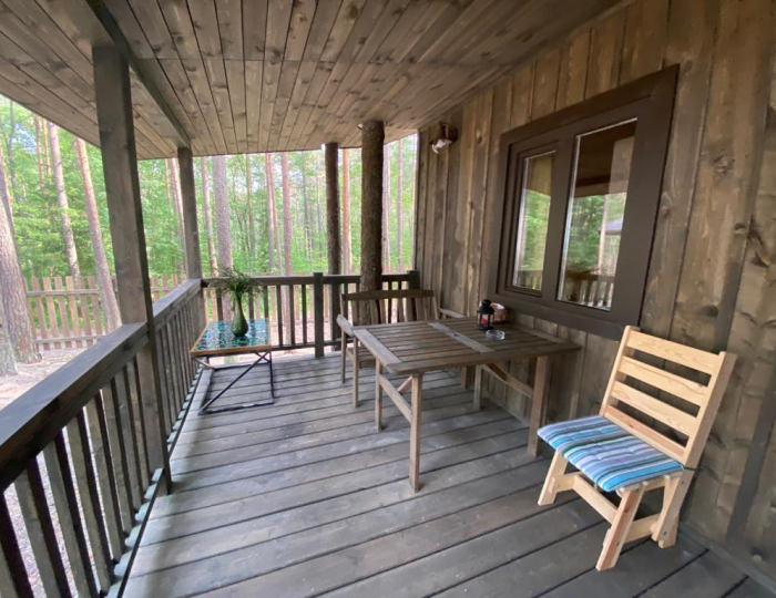 Коттедж стандарт с 1 двуспальной кроватью №10 - База отдыха «Янтарный берег» Черная Лахта