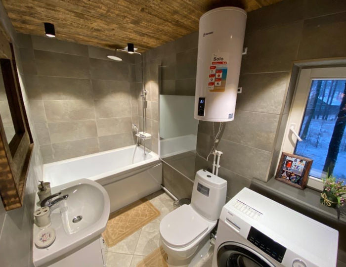 Коттедж стандарт с 1 двуспальной кроватью №11 - База отдыха «Янтарный берег» Черная Лахта