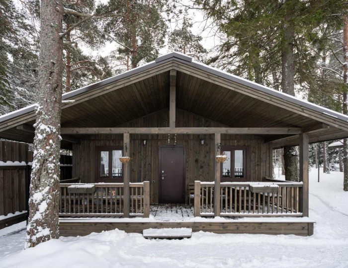 Дом у моря с 1 двуспальной кроватью №1 - База отдыха «Янтарный берег» Черная Лахта