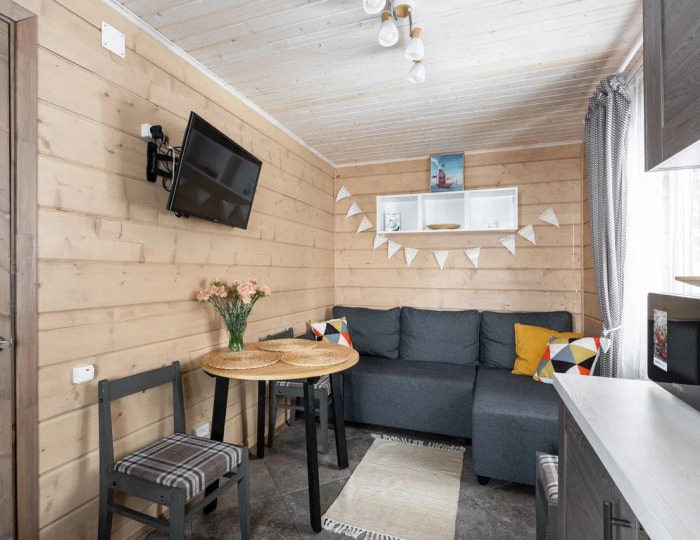 Дом у моря с 1 двуспальной кроватью №1 - База отдыха «Янтарный берег» Черная Лахта