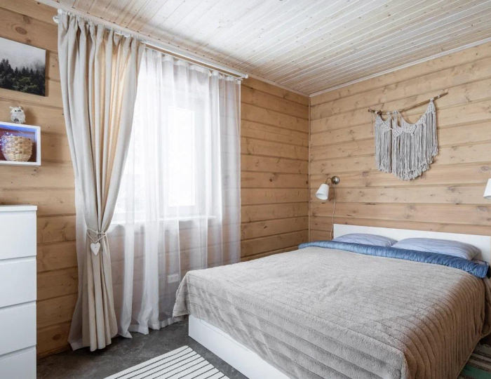 Дом у моря с 1 двуспальной кроватью №2 - База отдыха «Янтарный берег» Черная Лахта