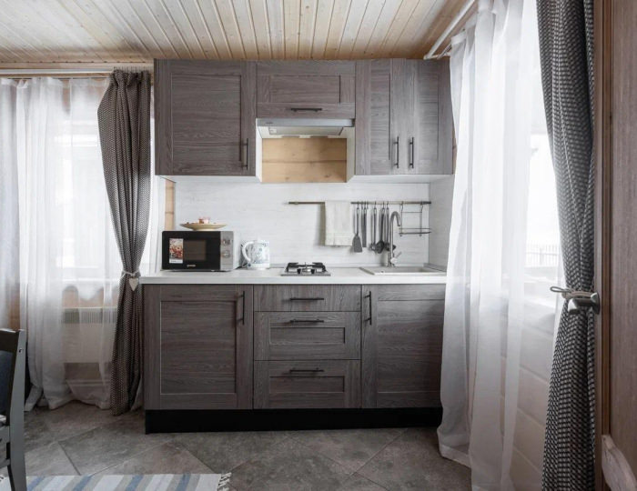 Дом у моря с 1 двуспальной кроватью №2 - База отдыха «Янтарный берег» Черная Лахта