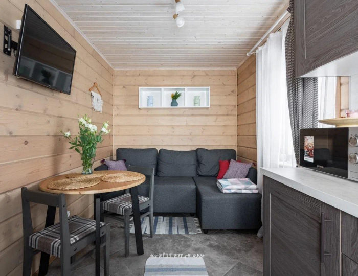 Дом у моря с 1 двуспальной кроватью №2 - База отдыха «Янтарный берег» Черная Лахта