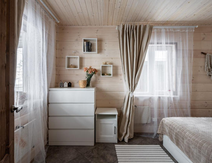 Дом у моря с 1 двуспальной кроватью №3 - База отдыха «Янтарный берег» Черная Лахта