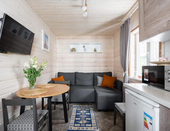 Дом у моря с 1 двуспальной кроватью №3 - База отдыха «Янтарный берег» Черная Лахта