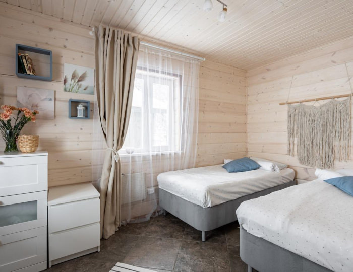 Дом у моря с 2 односпальными кроватями №4 - База отдыха «Янтарный берег» Черная Лахта