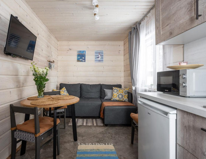 Дом у моря с 2 односпальными кроватями №4 - База отдыха «Янтарный берег» Черная Лахта