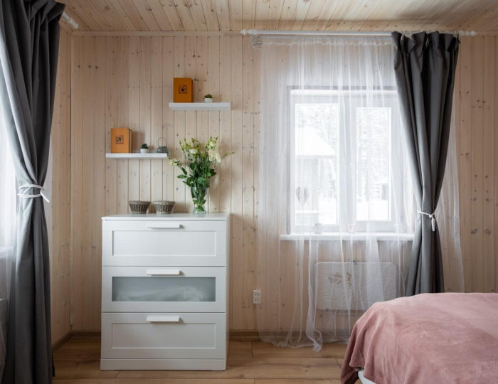 Дом у моря с 1 двуспальной кроватью №5 - База отдыха «Янтарный берег» Черная Лахта