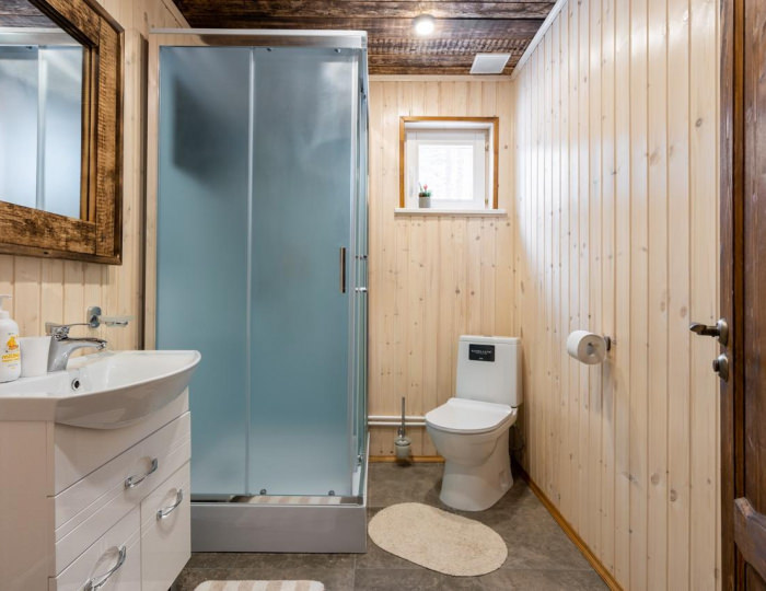 Дом у моря с 1 двуспальной кроватью №5 - База отдыха «Янтарный берег» Черная Лахта