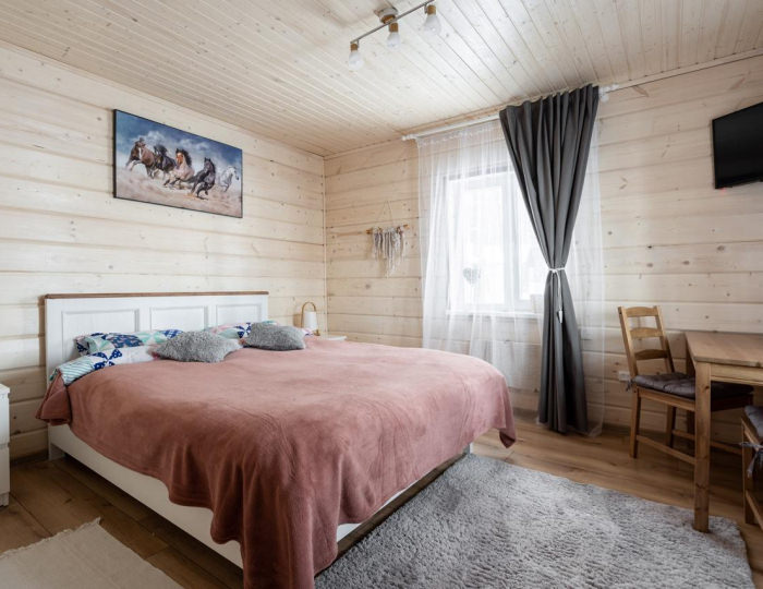 Дом у моря с 1 двуспальной кроватью №6 - База отдыха «Янтарный берег» Черная Лахта