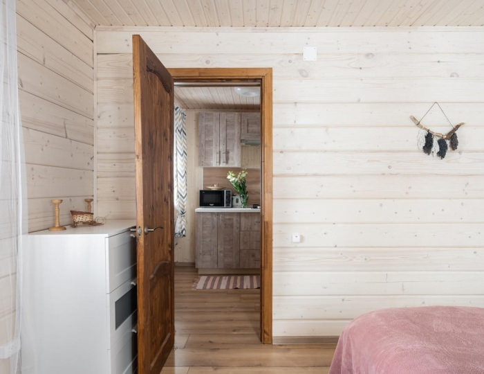 Дом у моря с 1 двуспальной кроватью №6 - База отдыха «Янтарный берег» Черная Лахта