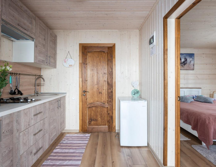 Дом у моря с 1 двуспальной кроватью №6 - База отдыха «Янтарный берег» Черная Лахта