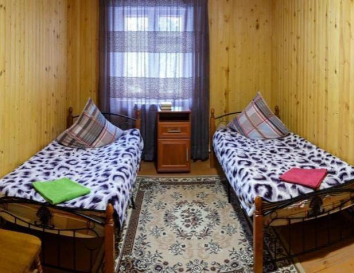 Номер эконом с 2 односпальными кроватями - Гостевой дом «Сахалин» Луга