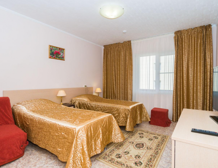 Стандарт 2-местный 1-комнатный без балкона, корпус 10 без звезд - Санаторий «Эллада» (Каникулы в Анапе) ФНС