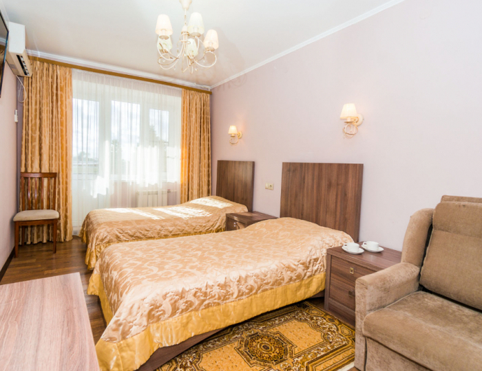 2-местное 2-комн. станд. без балк., корп 1 - Санаторий «Эллада» (Каникулы в Анапе) ФНС