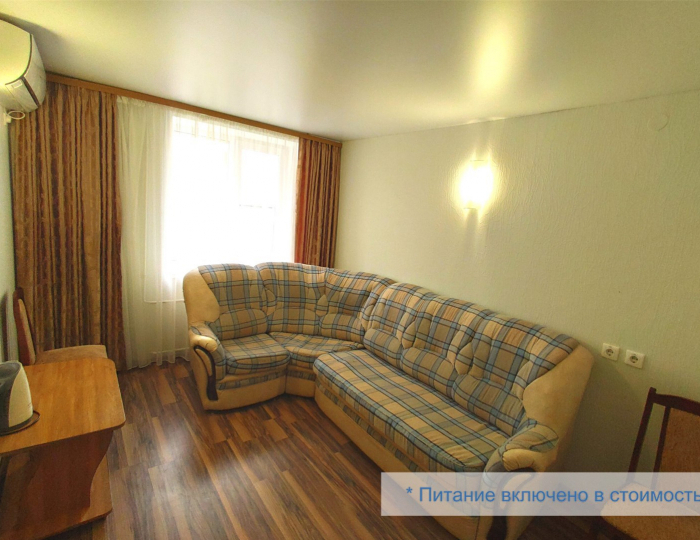 2-местное 2-комн. станд. без балк., корп. 2 - Санаторий «Эллада» (Каникулы в Анапе) ФНС