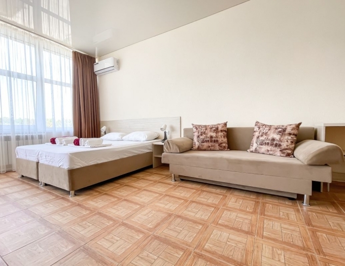 3-x местный студия Корпус 2 - Курортный отель «Ателика Лесная Бухта»