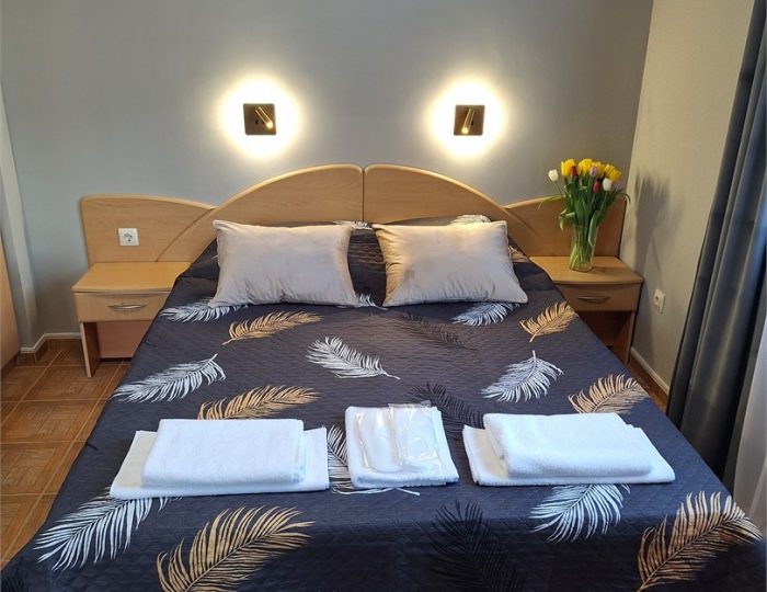 «ГОРОД» 15 СТАНДАРТНЫЙ ТРЕХМЕСТНЫЙ НОМЕР С ДВУСПАЛЬНОЙ КРОВАТЬЮ, ОДНОСПАЛЬНЫМ ДИВАНОМ - Гостевой дом «Цитрус» Геленджик