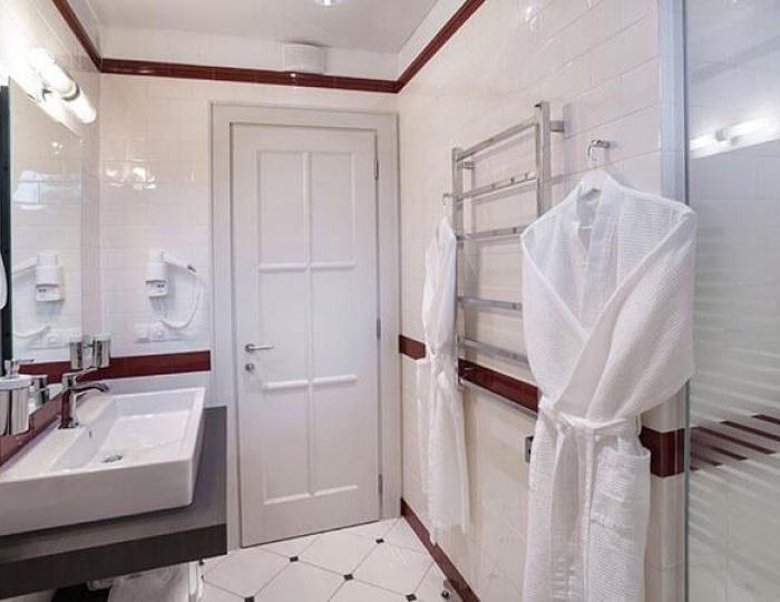 Номер студия с 1 двуспальной кроватью (корпус Бумеранг) - База отдыха «Лисья нора» Игнатово