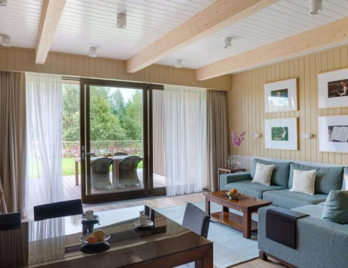 Номер студия улучшенный с 1 двуспальной кроватью (корпус Бумеранг) - База отдыха «Лисья нора» Игнатово