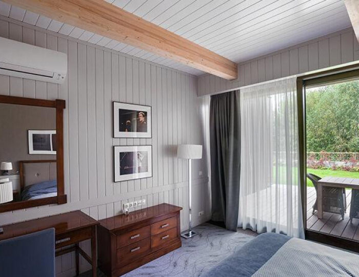 Номер студия улучшенный с 1 двуспальной кроватью (корпус Бумеранг) - База отдыха «Лисья нора» Игнатово