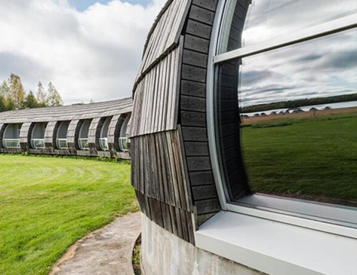 Номер люкс с двуспальной кроватью (корпус FOX-INN) - База отдыха «Лисья нора» Игнатово