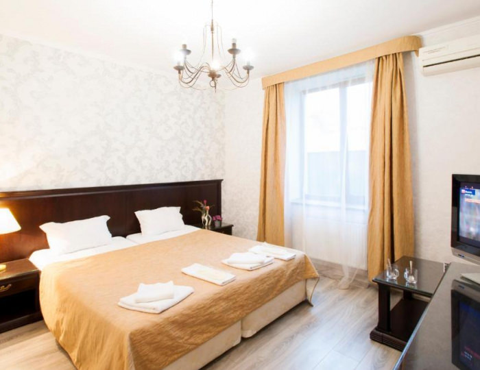 Номер стандарт для людей с ограниченными возможностями с 2 односпальными кроватями - Отель «Аквамарин» Подрезово