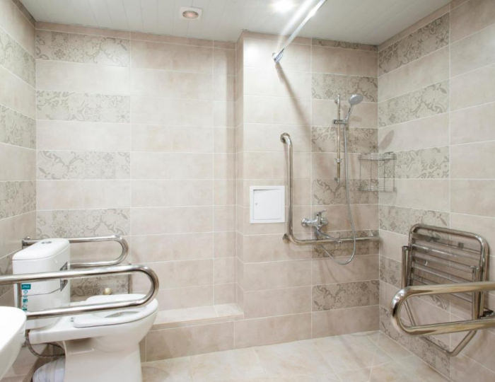 Номер стандарт для людей с ограниченными возможностями с 2 односпальными кроватями - Отель «Аквамарин» Подрезово