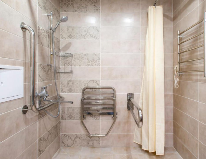 Номер стандарт для людей с ограниченными возможностями с 2 односпальными кроватями - Отель «Аквамарин» Подрезово