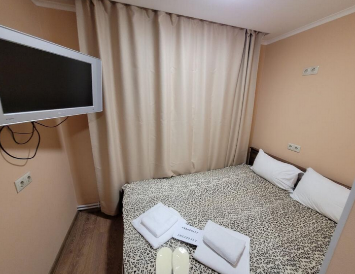 Номер эконом с 1 двуспальной кроватью - Отель «Аквамарин» Подрезово