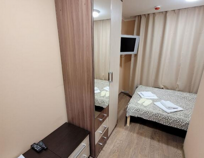 Номер эконом с 1 двуспальной кроватью - Отель «Аквамарин» Подрезово