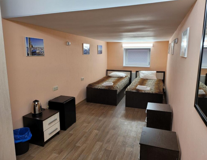 Номер эконом улучшенный с 2 односпальными кроватями - Отель «Аквамарин» Подрезово