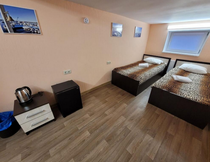 Номер эконом улучшенный с 2 односпальными кроватями - Отель «Аквамарин» Подрезово