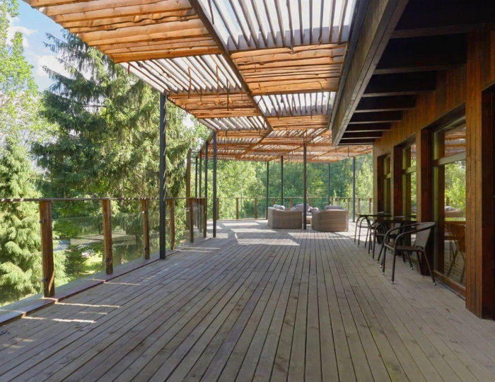 Гостевая эковилла с джакузи - База отдыха Berta Village / Берта Вилладж Ламишино