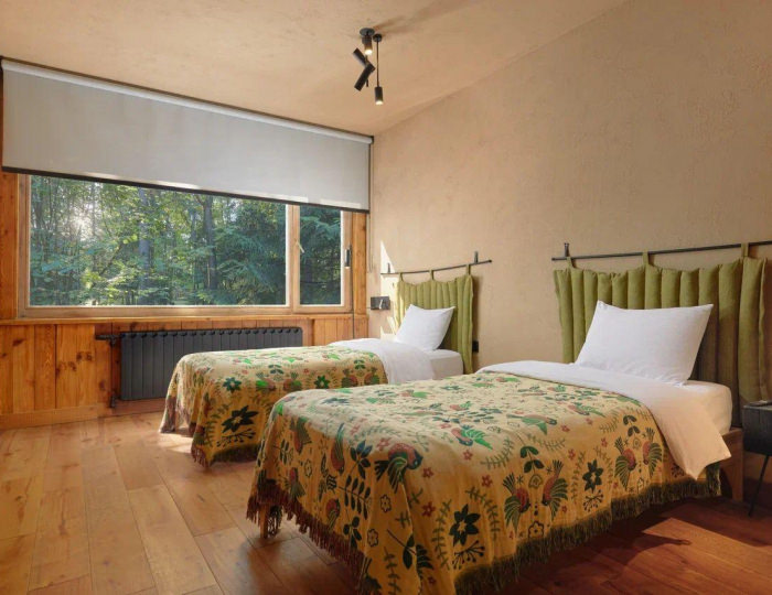 Гостевая эковилла с джакузи - База отдыха Berta Village / Берта Вилладж Ламишино