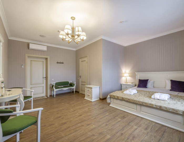 2-местный номер стандарт с 1 двуспальной кроватью - Загородный отель «Малиновка» Исаково