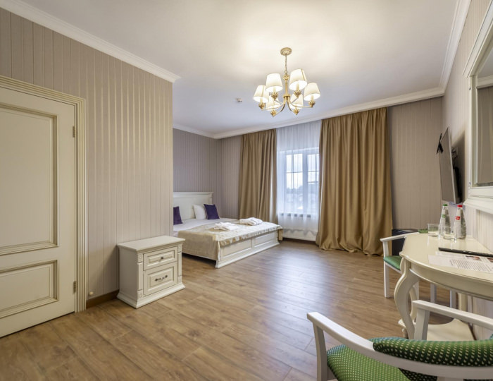 2-местный номер стандарт с 1 двуспальной кроватью - Загородный отель «Малиновка» Исаково