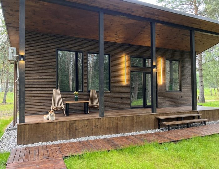 Глэмпинг Tishina house / Тишина Хаус Атеевка