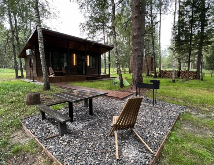 Глэмпинг Tishina house / Тишина Хаус Атеевка