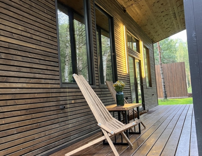 Глэмпинг Tishina house / Тишина Хаус Атеевка