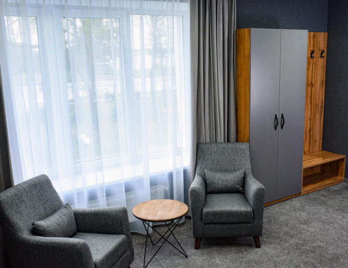 Номер люкс с 1 двуспальной кроватью - Отель «Колизей» Тамбов