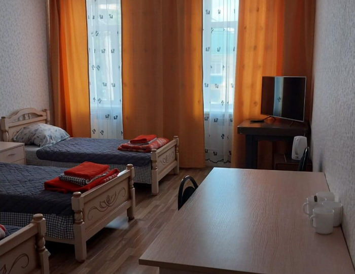 Кровать в 5-местном общем номере - Отель GRAND Hotel / Гранд Мценск