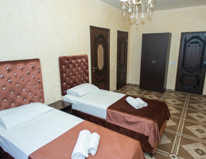 1-мест.(разм. в 4-мест.) 2-комн. комфорт - Отель «Олимп» Береговое