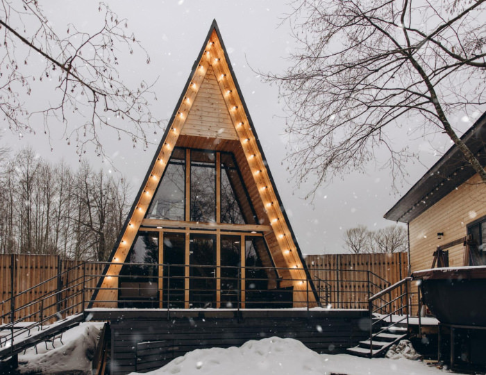 А-Фрейм Гранд - Загородный отель «Кроличья нора» Коришево